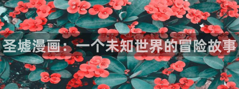 歪歪漫画和汗汗漫画：圣墟漫画：一个未知世界的冒险故事