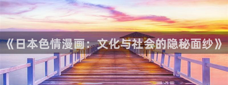 歪歪漫画一汗汗漫画：《日本色情漫画：文化与社会的隐秘面纱》